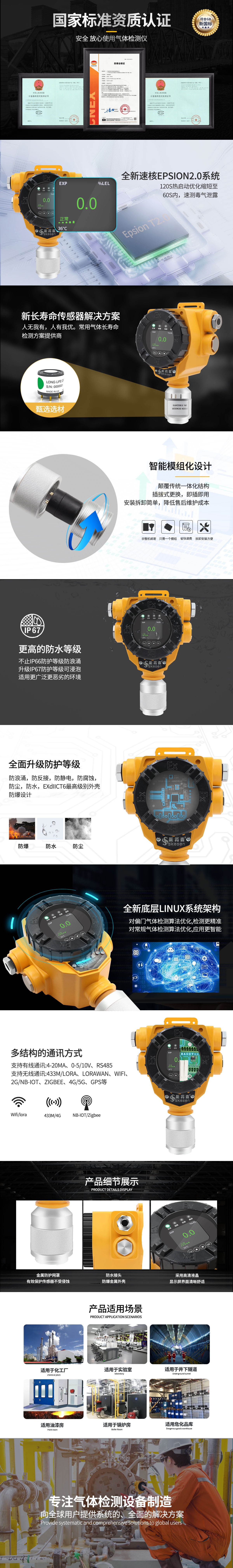 點(diǎn)型丙基苯探測器 點(diǎn)型丙基苯探測器